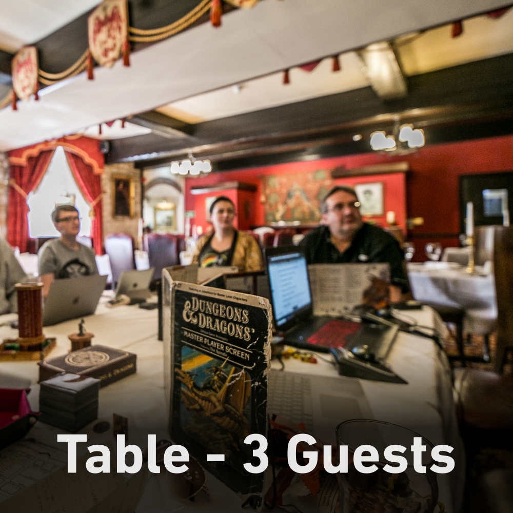 Private Table Registration and Accommodation for D&D in a Castle, Nov 4-8 2024